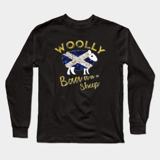 Woolly Scottish Sheep Long Sleeve T-Shirt